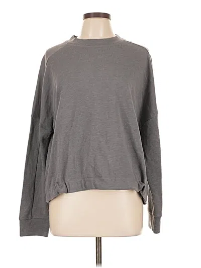 Pre-owned Fabletics Pullover Sweater In Gray