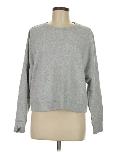 Pre-owned Fabletics Pullover Sweater In Gray