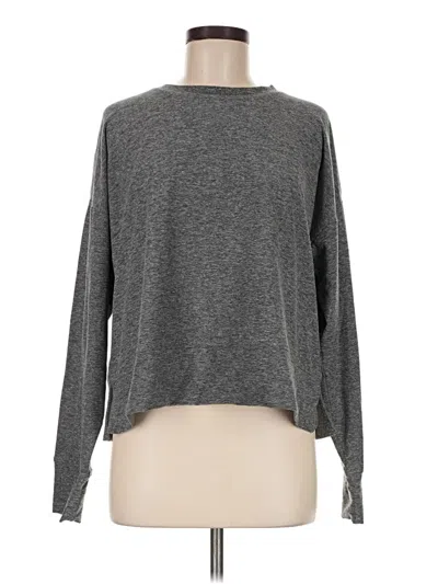 Pre-owned Fabletics Pullover Sweater In Gray