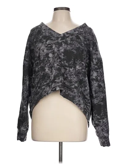 Pre-owned Fabletics Pullover Sweater In Gray
