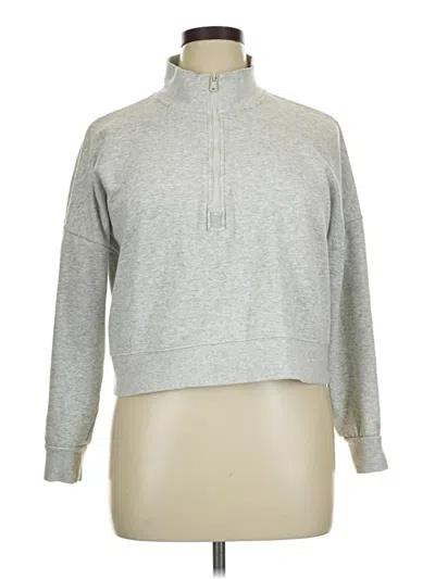 Pre-owned Fabletics Pullover Sweater In Gray