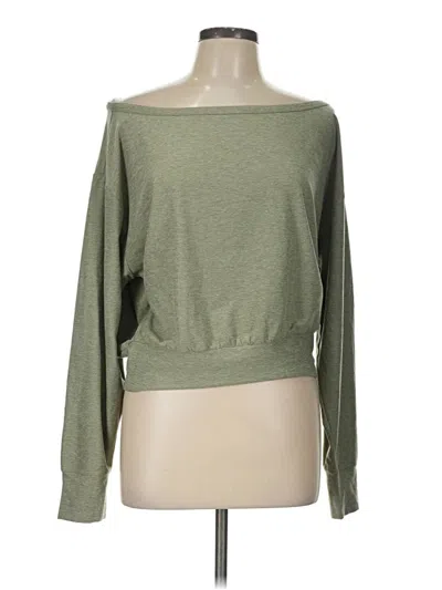 Pre-owned Fabletics Pullover Sweater In Green
