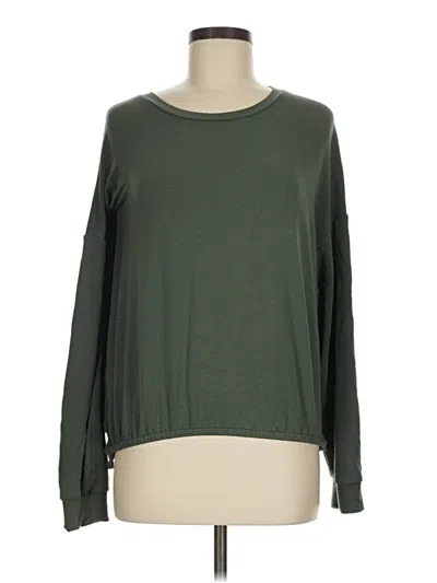 Pre-owned Fabletics Pullover Sweater In Green