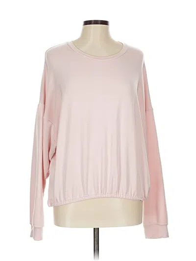 Pre-owned Fabletics Pullover Sweater In Pink