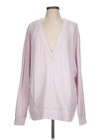Pre-owned Fabletics Pullover Sweater In Pink