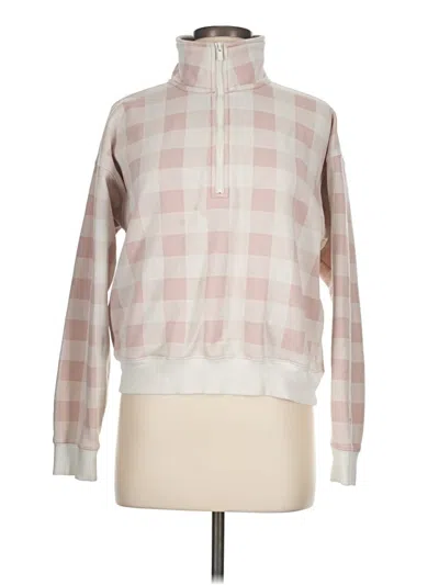 Pre-owned Fabletics Pullover Sweater In Pink