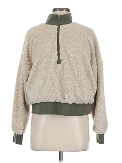 Pre-owned Fabletics Pullover Sweater In Tan