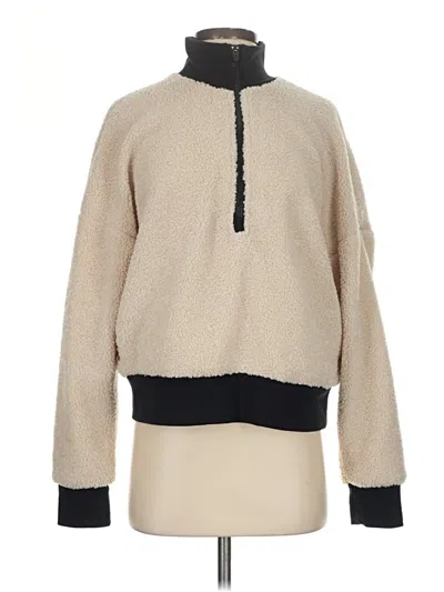 Pre-owned Fabletics Pullover Sweater In Tan