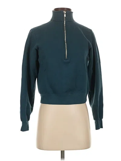 Pre-owned Fabletics Pullover Sweater In Teal