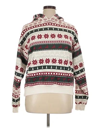 Pre-owned Fabletics Pullover Sweater In White