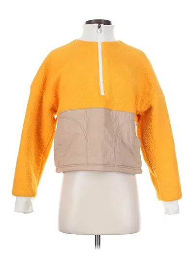 Pre-owned Fabletics Pullover Sweater In Yellow