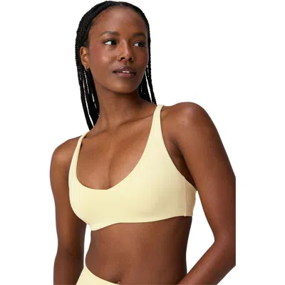 Fabletics Pureluxe Push-up Low Impact Bra In Yellow