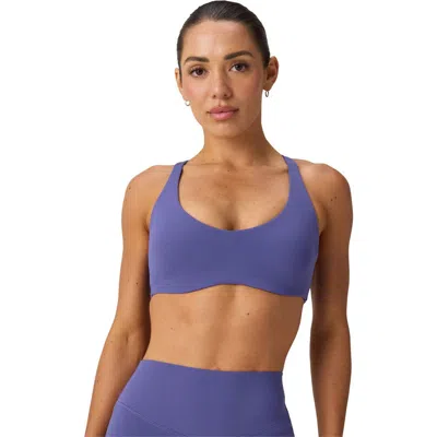 Fabletics Pureluxe Push-up Low Impact Bra In Blue
