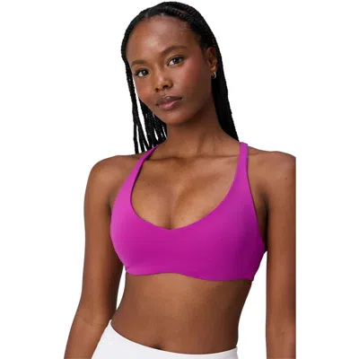 Fabletics Pureluxe Push-up Low Impact Bra In Viva Magenta