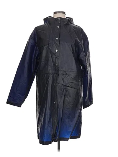 Pre-owned Fabletics Raincoat In Blue