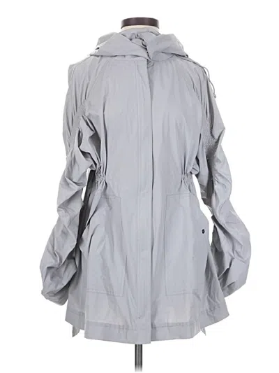 Pre-owned Fabletics Raincoat In Gray