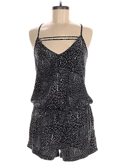 Pre-owned Fabletics Romper In Black