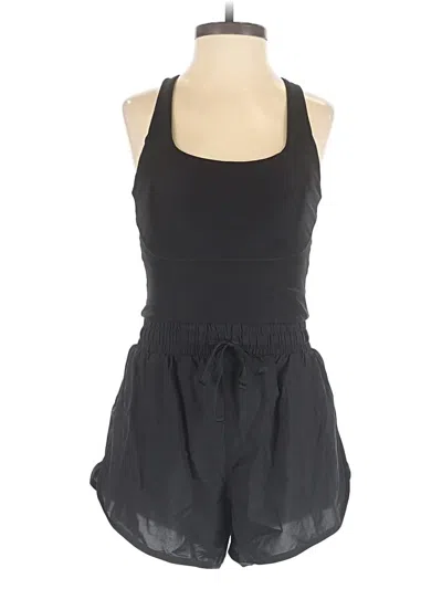 Pre-owned Fabletics Romper In Black