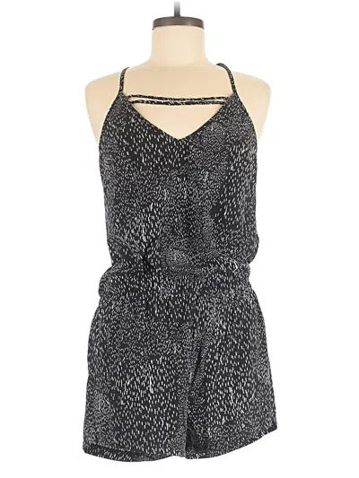 Pre-owned Fabletics Romper In Black