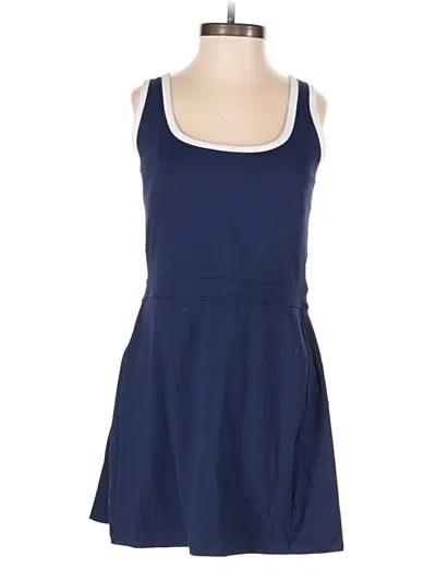 Pre-owned Fabletics Romper In Blue