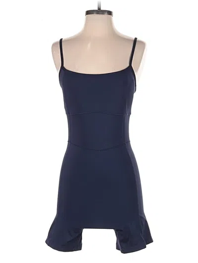 Pre-owned Fabletics Romper In Blue