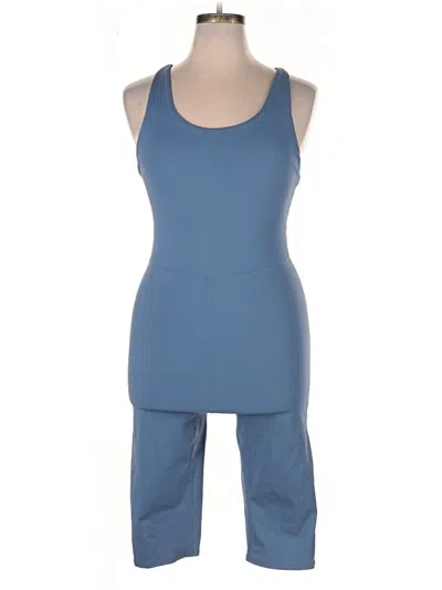 Pre-owned Fabletics Romper In Blue