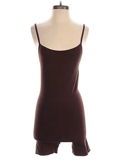 Pre-owned Fabletics Romper In Brown