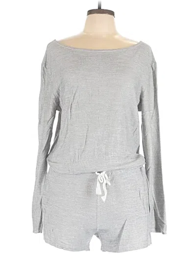 Pre-owned Fabletics Romper In Gray