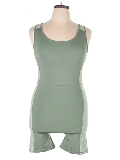 Pre-owned Fabletics Romper In Green