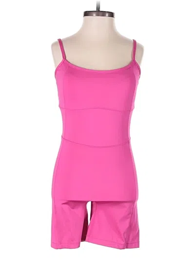 Pre-owned Fabletics Romper In Pink