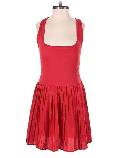 Pre-owned Fabletics Romper In Red