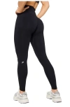 Fabletics Seamless Scrunch High-waisted Legging In Black