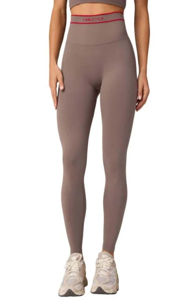Fabletics Seamless Scrunch High-waisted Legging In Gray