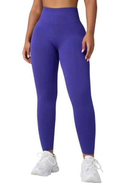 Fabletics Seamless Scrunch High-waisted Legging In Blue