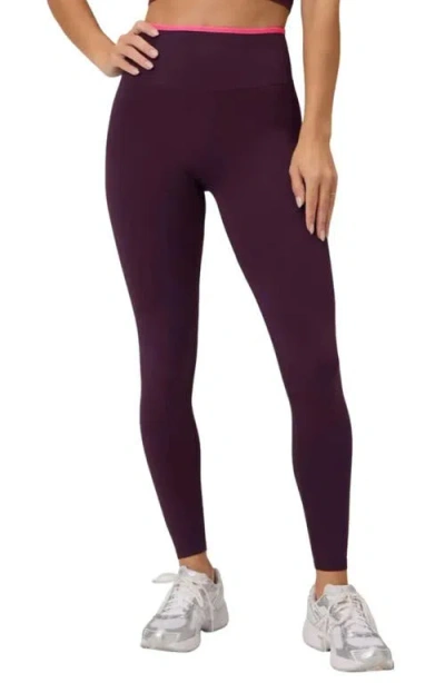 Fabletics Seamless Scrunch High-waisted Legging In Purple