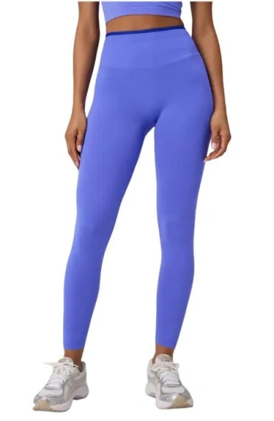 Fabletics Seamless Scrunch High-waisted Legging In Blue