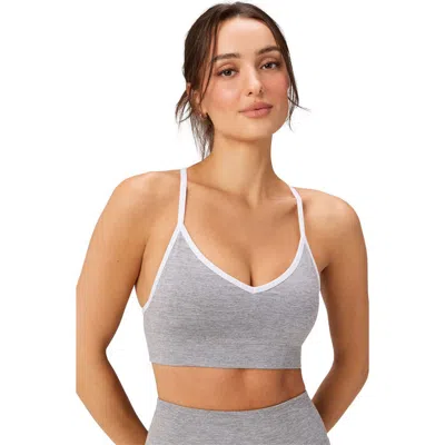 Fabletics Seamless V-neck Low Impact Bra In Animal Print