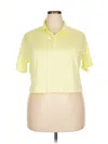 Fabletics Short Sleeve Polo Shirt In Yellow