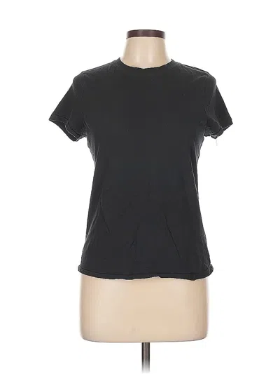 Pre-owned Fabletics Short Sleeve T-shirt In Black