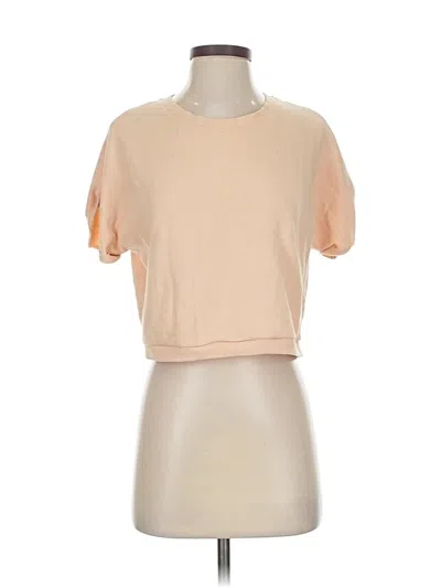 Pre-owned Fabletics Short Sleeve T-shirt In Brown