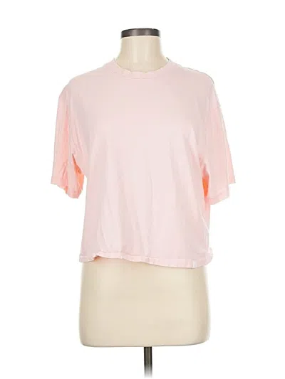 Pre-owned Fabletics Short Sleeve T-shirt In Pink