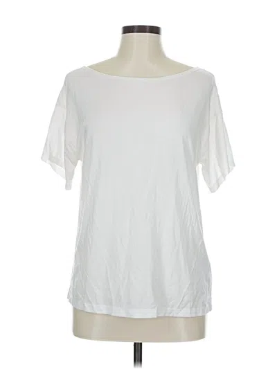 Pre-owned Fabletics Short Sleeve T-shirt In White
