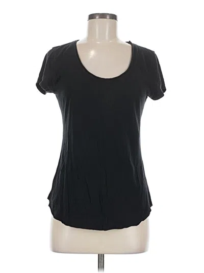 Pre-owned Fabletics Short Sleeve T-shirt In Black