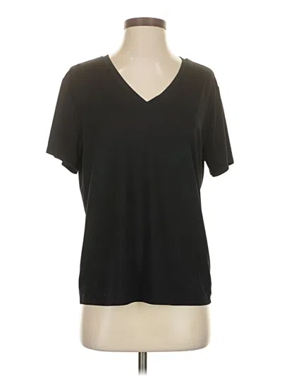 Pre-owned Fabletics Short Sleeve T-shirt In Black