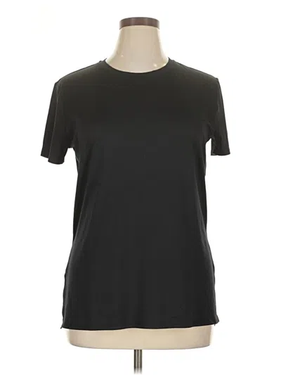 Pre-owned Fabletics Short Sleeve T-shirt In Black