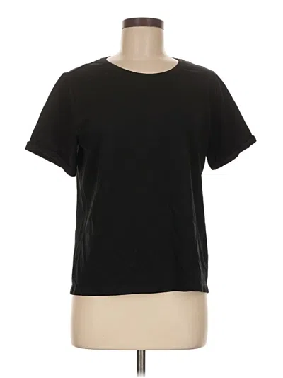 Pre-owned Fabletics Short Sleeve T-shirt In Black
