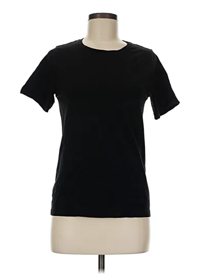 Pre-owned Fabletics Short Sleeve T-shirt In Black