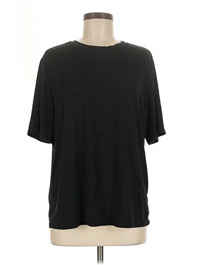 Pre-owned Fabletics Short Sleeve T-shirt In Black