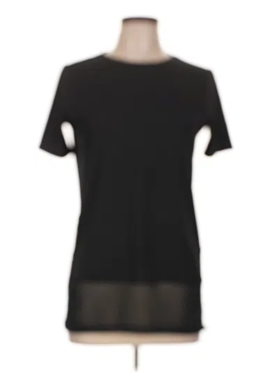Pre-owned Fabletics Short Sleeve T-shirt In Black