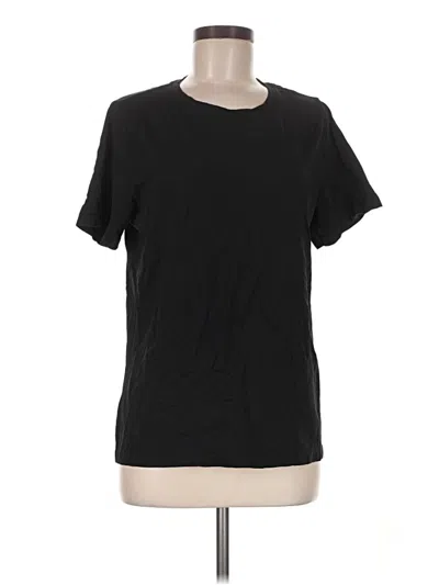 Pre-owned Fabletics Short Sleeve T-shirt In Black
